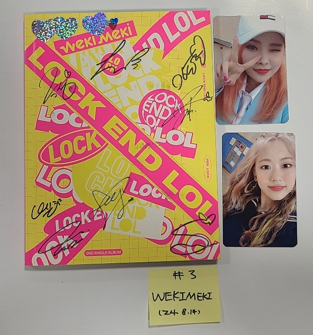 Weki Meki - Hand Autographed(Signed) Promo Album [24.8.14] - HALLYUSUPERSTORE