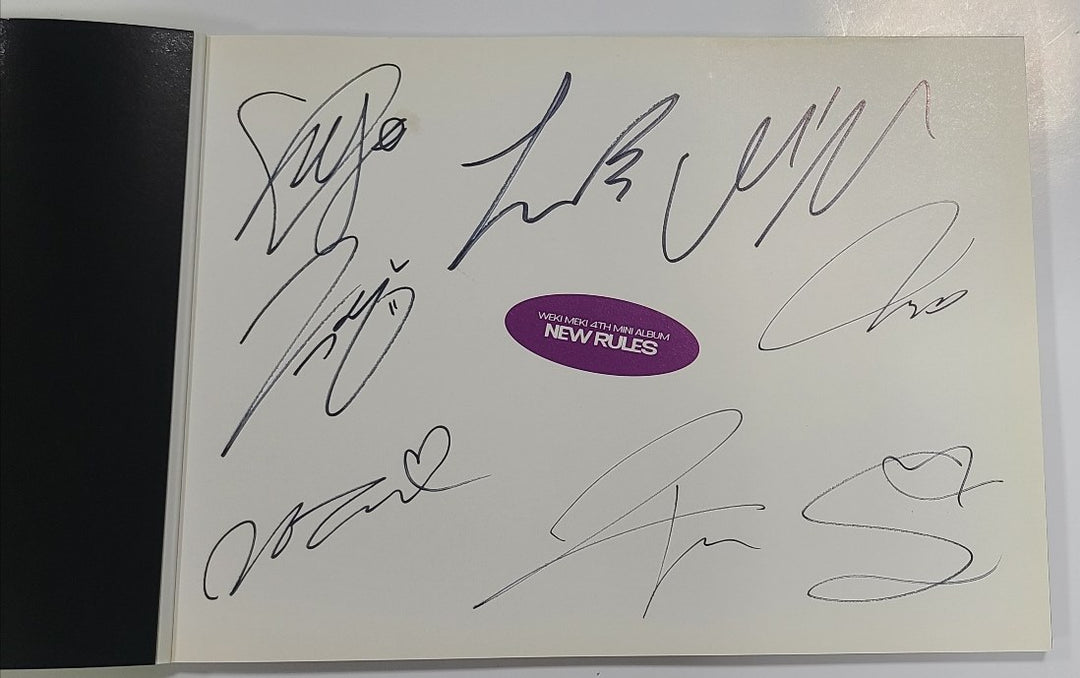 Weki Meki - Hand Autographed(Signed) Promo Album [24.8.14] - HALLYUSUPERSTORE