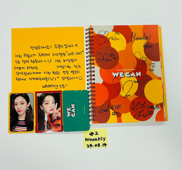 Weeekly- Hand Autographed(Signed) Promo Album [24.8.14] - HALLYUSUPERSTORE