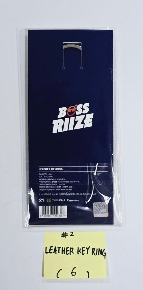 RIIZE - "2024 BOSS RIIZE" - Official Withmuu POP-UP MD [Acrylic Magnet, Leather Keyring, Acrylic Keyring, PVC 4 Cut Photo Holder, Handheld Fan, Ball Cap, Mini Image Picket Keyring, Postcrd Book, Sticker , Memo Pad. Masking Tape] [24.8.16]