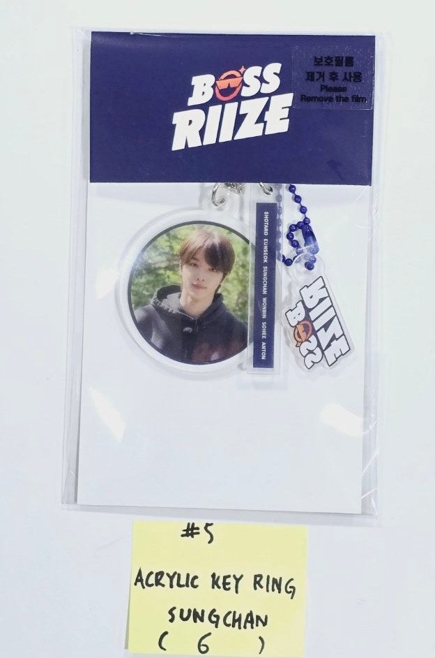 RIIZE - "2024 BOSS RIIZE" - Official Withmuu POP-UP MD [Acrylic Magnet, Leather Keyring, Acrylic Keyring, PVC 4 Cut Photo Holder, Handheld Fan, Ball Cap, Mini Image Picket Keyring, Postcrd Book, Sticker , Memo Pad. Masking Tape] [24.8.16]