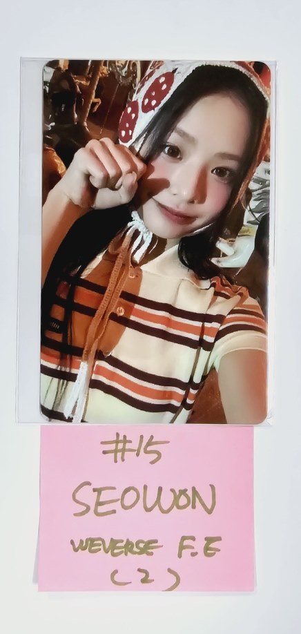 UNIS 'CURIOUS' - Weverse Fansign Event Photocard [24.08.16] - HALLYUSUPERSTORE