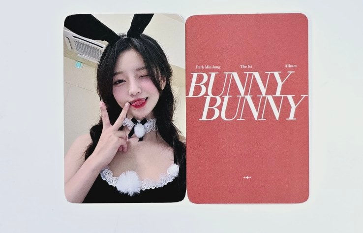 Park Min Jung "BUNNY BUNNY" - Naturally Music C&C Fansign Event Photocard [24.8.16] - HALLYUSUPERSTORE