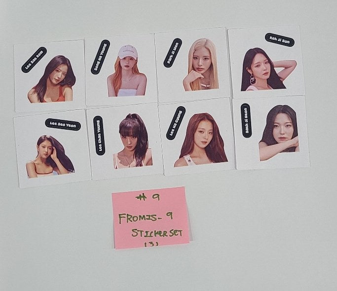 Fromis_9 "SuperSonic" - Weverse Shop Pre-Order Benefit Photocard, Sticker Set (8EA) [Compact Ver.] [24.8.16] - HALLYUSUPERSTORE