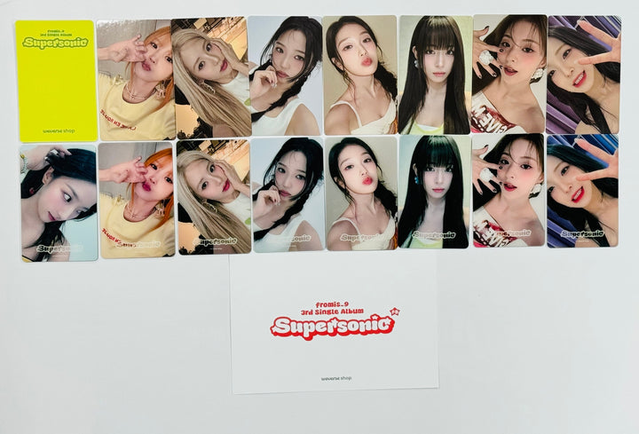 Fromis_9 "SuperSonic" - Weverse Shop Pre-Order Benefit Photocard, Mirror Photocard [Restocked 8/19] [24.8.16] - HALLYUSUPERSTORE