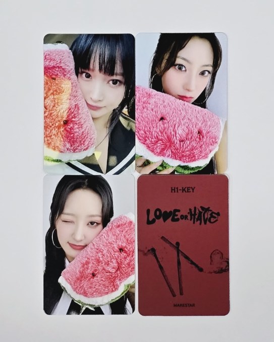 H1-KEY "LOVE or HATE" - Makestar Fansign Event Photocard Round 4 (Poca Album Ver.)[24.8.19] - HALLYUSUPERSTORE