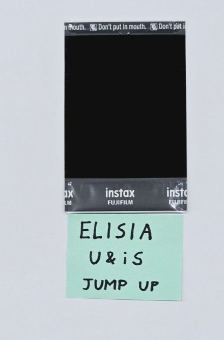 ELISIA (Of UNIS) 'CURIOUS' - Hand Autographed(Signed) Polaroid [24.8.19]