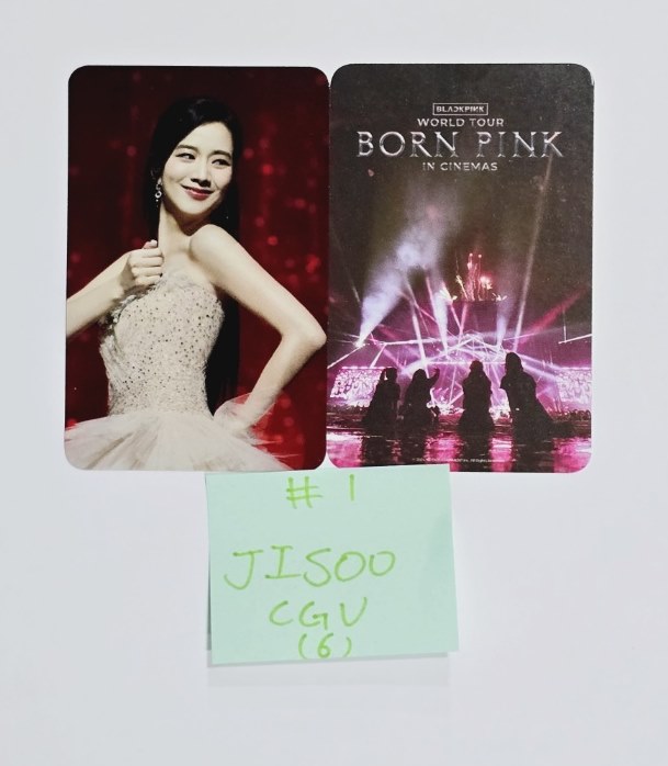 BLACKPINK "BORN PINK" WORLD TOUR IN CINEMAS - CGV Event Photocards Round 3 [24.8.19] - HALLYUSUPERSTORE