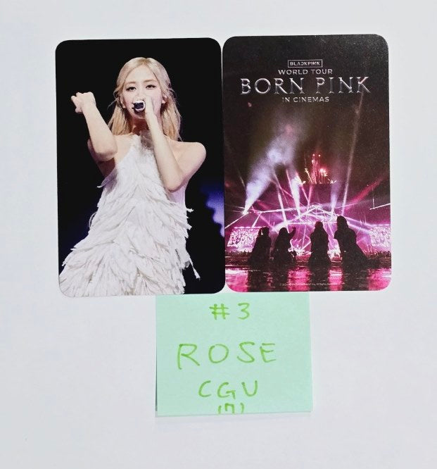 BLACKPINK "BORN PINK" WORLD TOUR IN CINEMAS - CGV Event Photocards Round 3 [24.8.19] - HALLYUSUPERSTORE