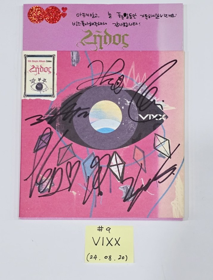 signed VIXX 4th Single Album Eternity Korea CD Ken