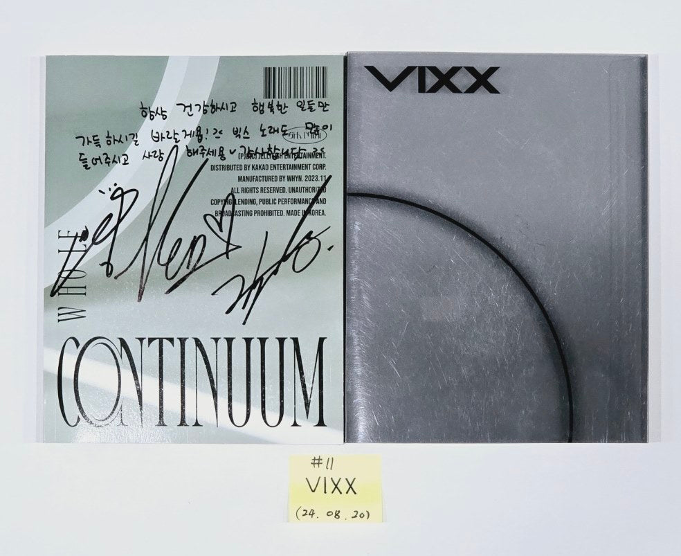 Vixx - Hand Autographed(Signed) Promo Album [24.8.20]