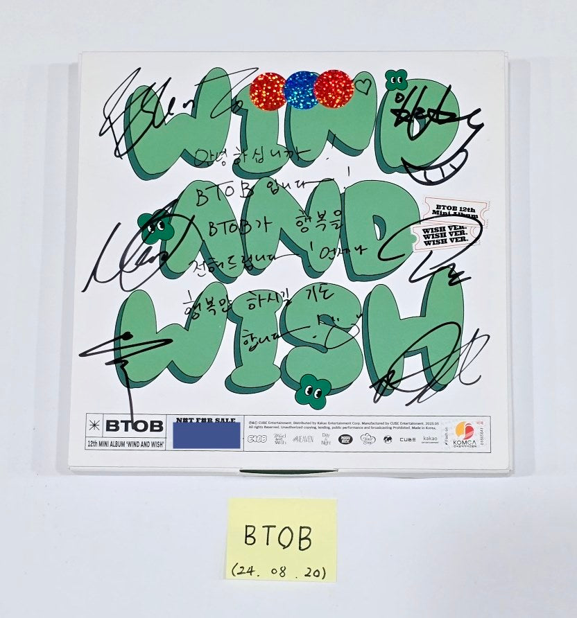 BTOB - Hand Autographed(Signed) Promo Album [24.8.14]