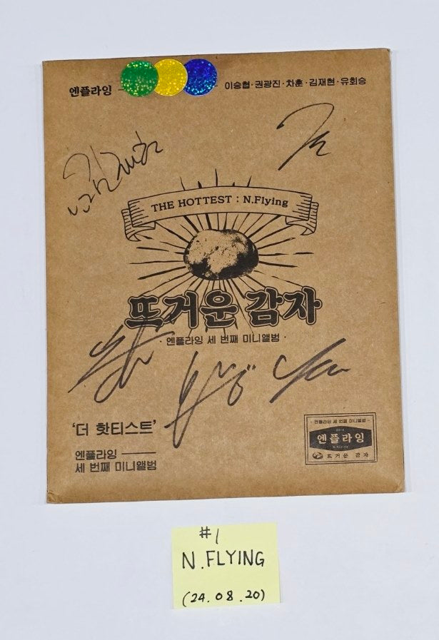 N.Flying - Hand Autographed(Signed) Promo Album [24.8.14]