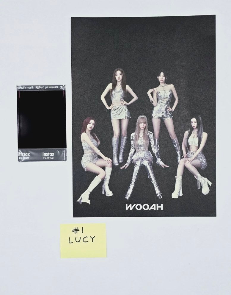 Wooah "Unframed" - Hand Autographed(Signed) Polaroid, Postcard [24.8.20] - HALLYUSUPERSTORE