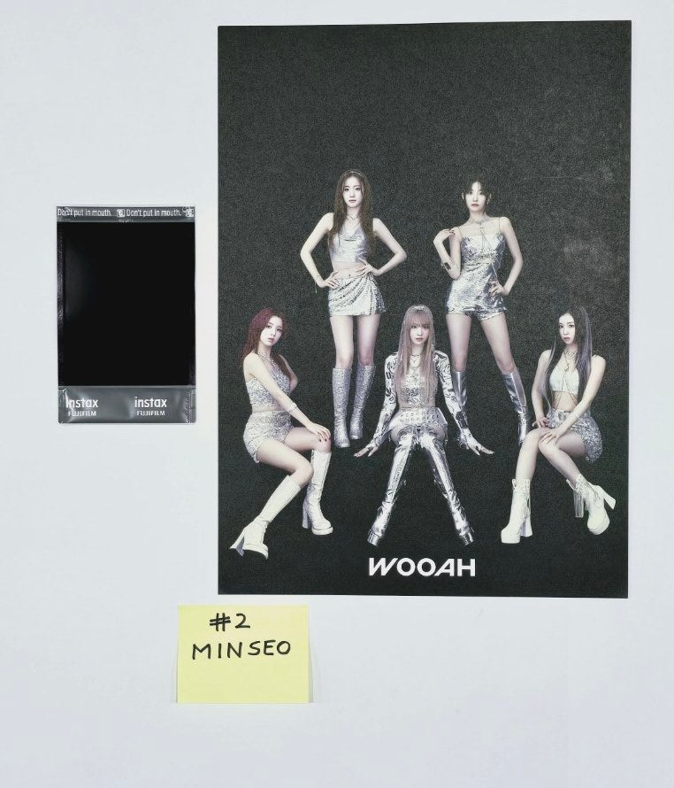 Wooah "Unframed" - Hand Autographed(Signed) Polaroid, Postcard [24.8.20] - HALLYUSUPERSTORE