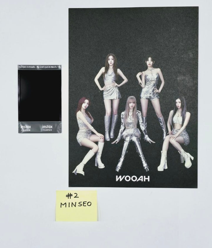 Wooah "Unframed" - Hand Autographed(Signed) Polaroid, Postcard [24.8.20]