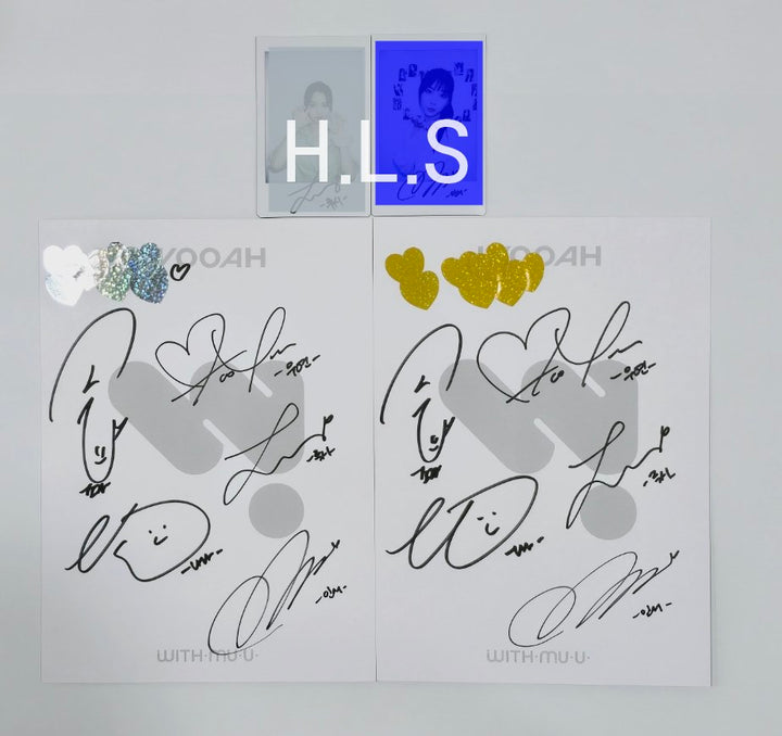 Wooah "Unframed" - Hand Autographed(Signed) Polaroid, Postcard [24.8.20] - HALLYUSUPERSTORE