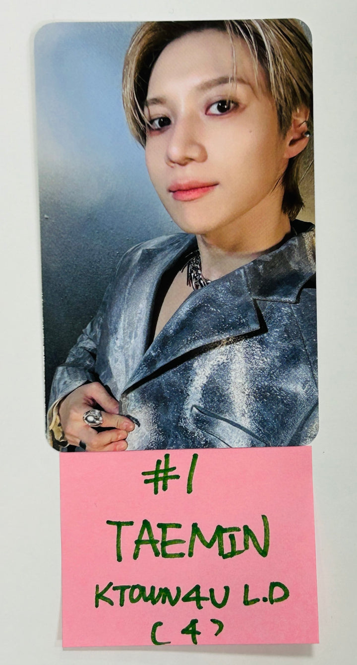 TAEMIN "ETERNAL" - Ktown4U Lucky Draw & Drink Event Photocard, Postcard [24.8.21]