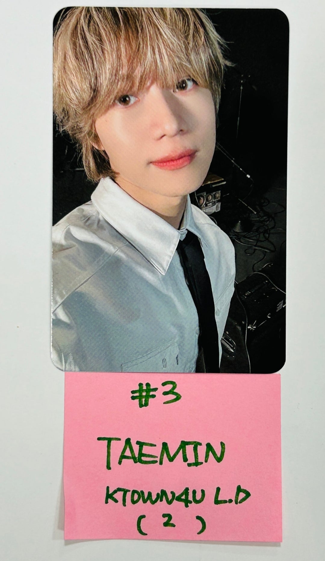 TAEMIN "ETERNAL" - Ktown4U Lucky Draw & Drink Event Photocard, Postcard [24.8.21]