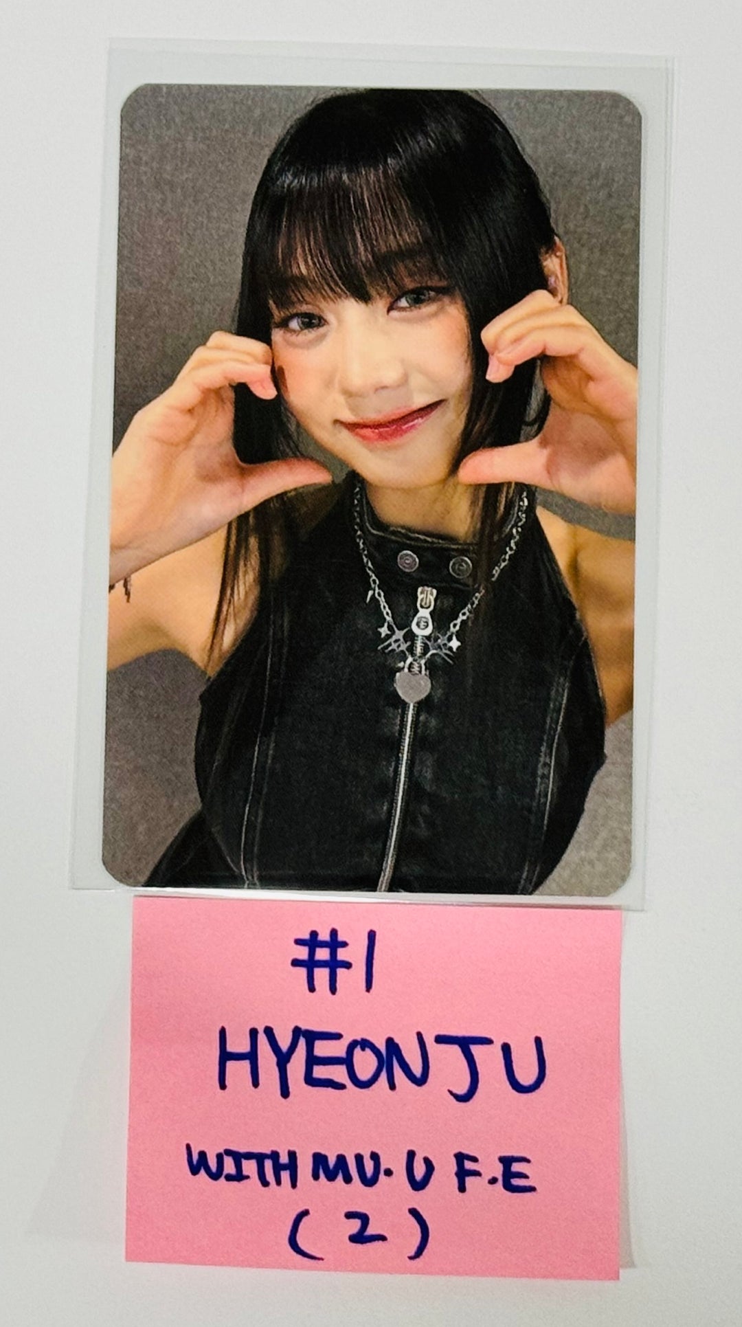 UNIS 'CURIOUS' - Withmuu Fansign Event Photocard [24.8.21]