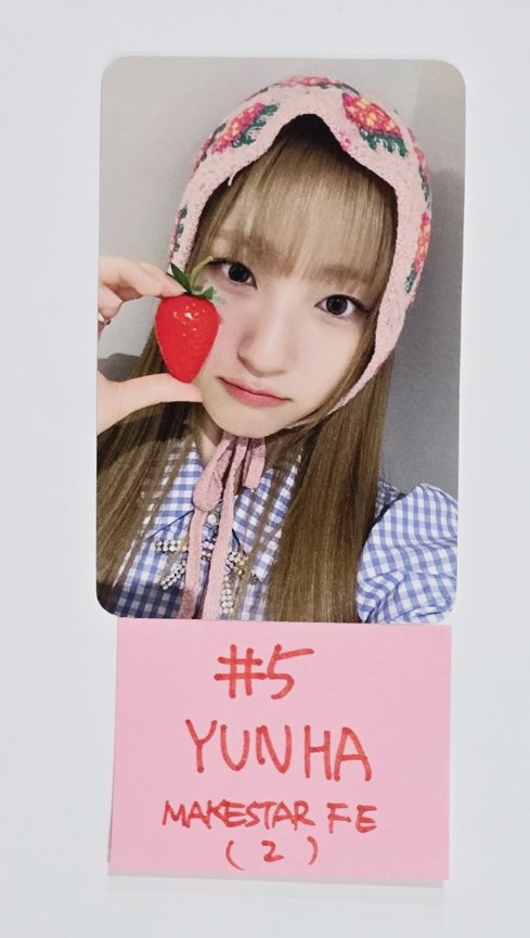 UNIS 'CURIOUS' - Makestar Fansign Event Photocard [Poca Ver.] [24.8.21]