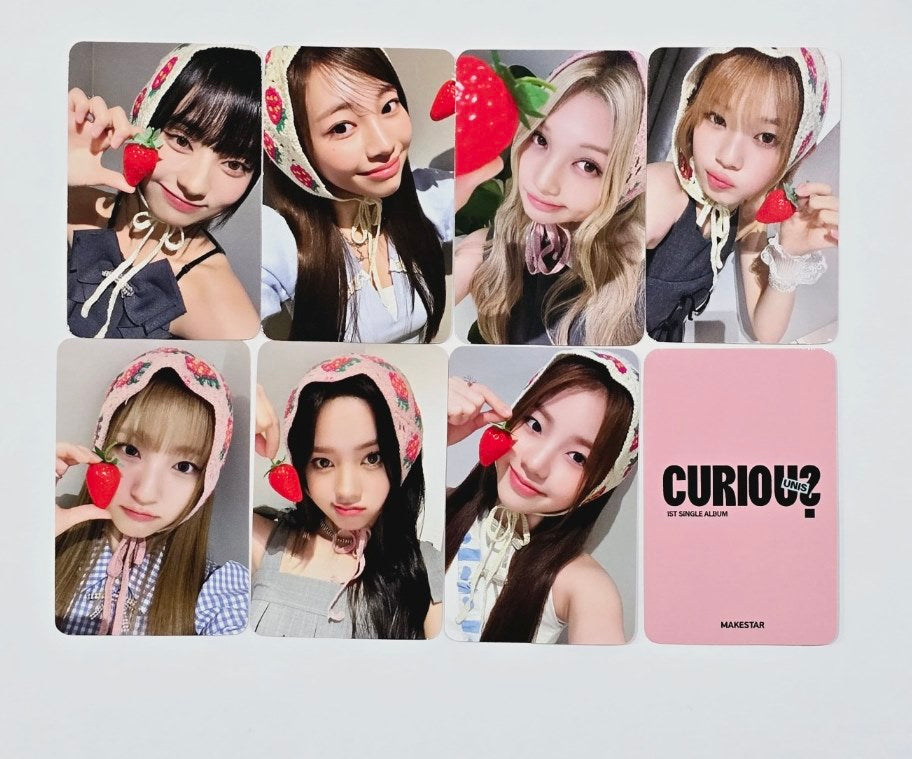 UNIS 'CURIOUS' - Makestar Fansign Event Photocard [Poca Ver.] [24.8.21]