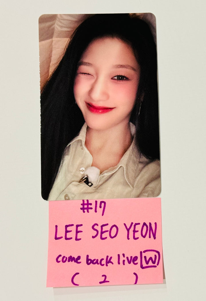 Fromis_9 "SuperSonic" - Weverse Shop Come Back Live Event Photocard [24.8.21]