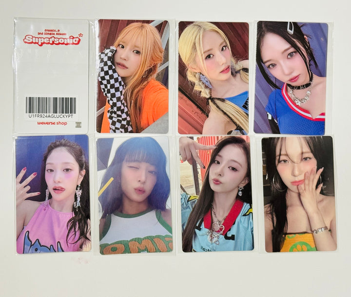 Fromis_9 "SuperSonic" - Weverse Shop Lucky Draw Event Photocard [24.8.21]