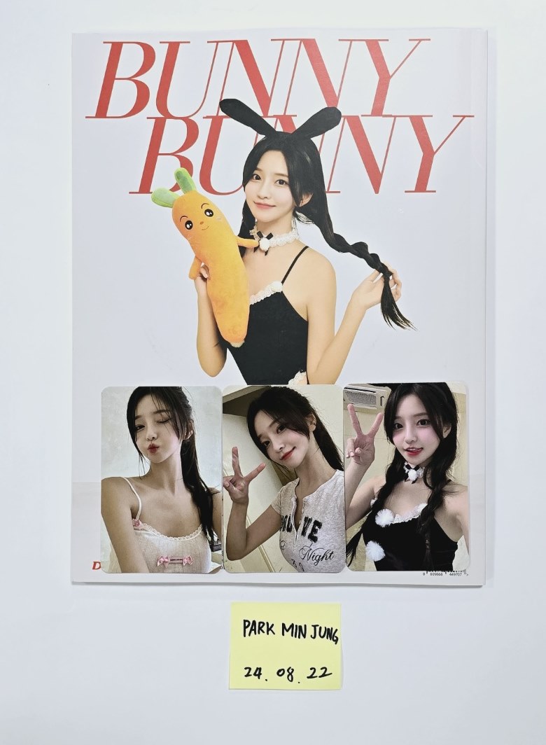 Park Min Jung "BUNNY BUNNY" - Hand Autographed(Signed) Album [24.8.22] - HALLYUSUPERSTORE