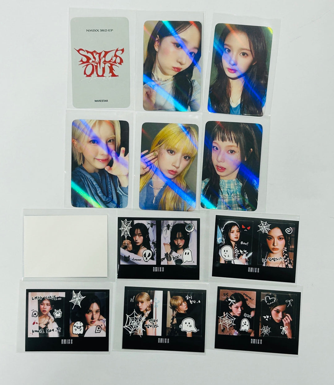 NMIXX "Fe3O4: STICK OUT" - Makestar Pre-Order Benefit Hologram Photocard, Sticker [24.8.22] - HALLYUSUPERSTORE