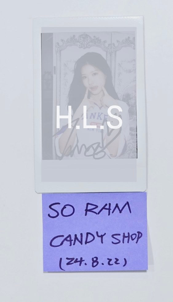 Soram (Of Candy Shop) "Girls Don’t Cry" - Hand Autographed(Signed) Polaroid [24.8.22]