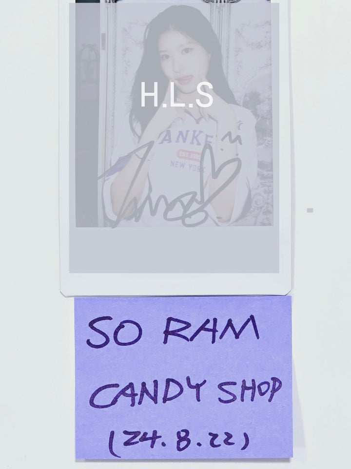 Soram (Of Candy Shop) "Girls Don’t Cry" - Hand Autographed(Signed) Polaroid [24.8.22] - HALLYUSUPERSTORE