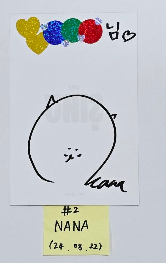 UNIS 'CURIOUS' - Hand Autographed(Signed) Postcard [24.8.22] - HALLYUSUPERSTORE