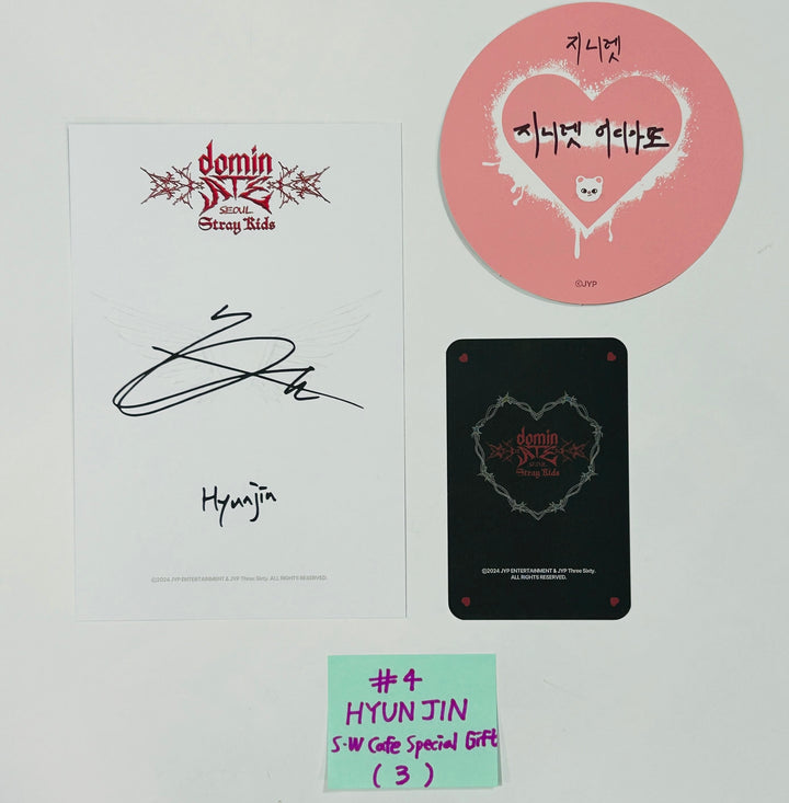 Stray Kids "DOMINATE SEOUL" World Tour - Soundwave Cafe Special Gift Event Postcard & Character Photocard & Coaster [Restocked 8/26] [24.8.22] - HALLYUSUPERSTORE