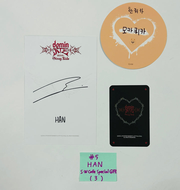 Stray Kids "DOMINATE SEOUL" World Tour - Soundwave Cafe Special Gift Event Postcard & Character Photocard & Coaster [Restocked 8/26] [24.8.22] - HALLYUSUPERSTORE