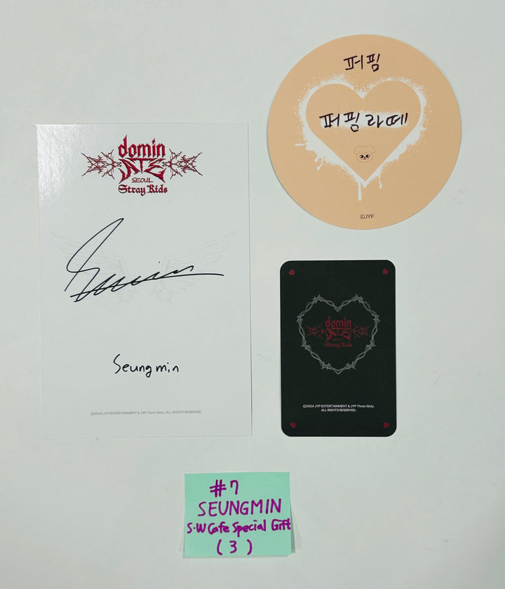 Stray Kids "DOMINATE SEOUL" World Tour - Soundwave Cafe Special Gift Event Postcard & Character Photocard & Coaster [Restocked 8/26] [24.8.22] - HALLYUSUPERSTORE