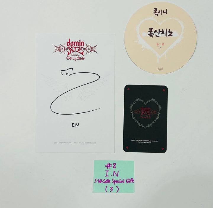 Stray Kids "DOMINATE SEOUL" World Tour - Soundwave Cafe Special Gift Event Postcard & Character Photocard & Coaster [Restocked 8/26] [24.8.22] - HALLYUSUPERSTORE