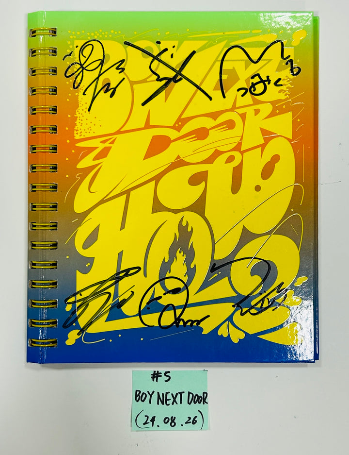 Ateez. Stray Kids, Nct Wish, Enhypen, Boynextdoor - Hand Autographed(Signed) Promo Album [24.8.26]