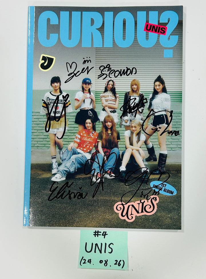 Kep1er, Nmixx, Triples, Unis, IVE, YUQI, Red Velvet, Nayeon, Viviz, Yves - Hand Autographed(Signed) Promo Album [24.8.26] - HALLYUSUPERSTORE