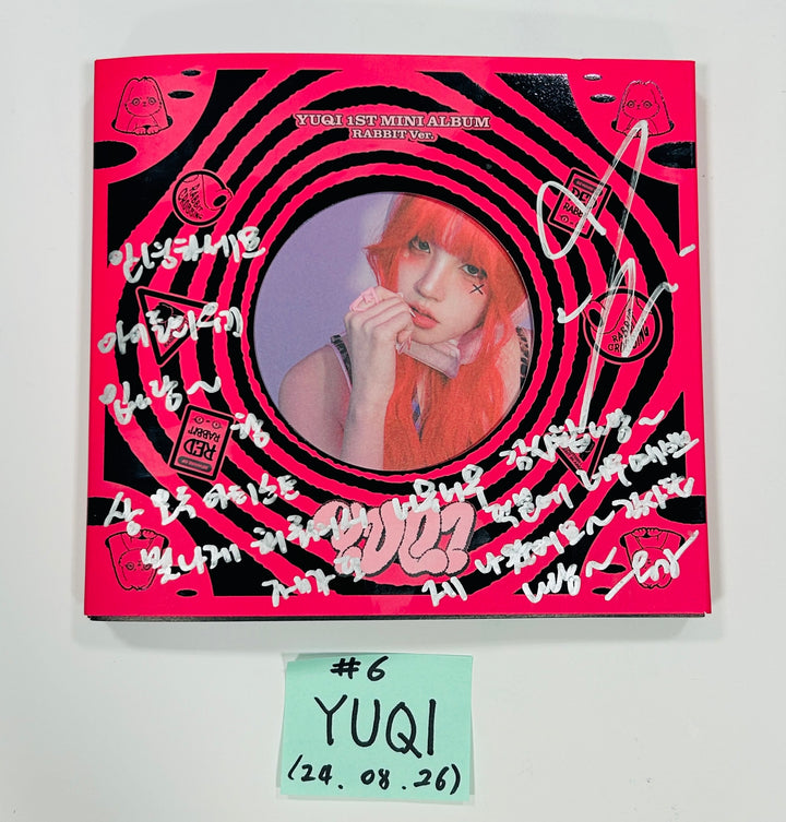 Kep1er, Nmixx, Triples, Unis, IVE, YUQI, Red Velvet, Nayeon, Viviz, Yves - Hand Autographed(Signed) Promo Album [24.8.26] - HALLYUSUPERSTORE