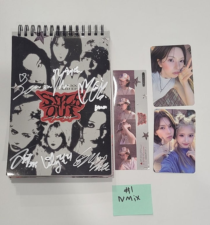 Fromis_9 "SuperSonic", NMIXX "Fe3O4: STICK OUT",TAEMIN "ETERNAL", SF9 "FANTASY" - Hand Autographed Promo Album [24.8.26] - HALLYUSUPERSTORE