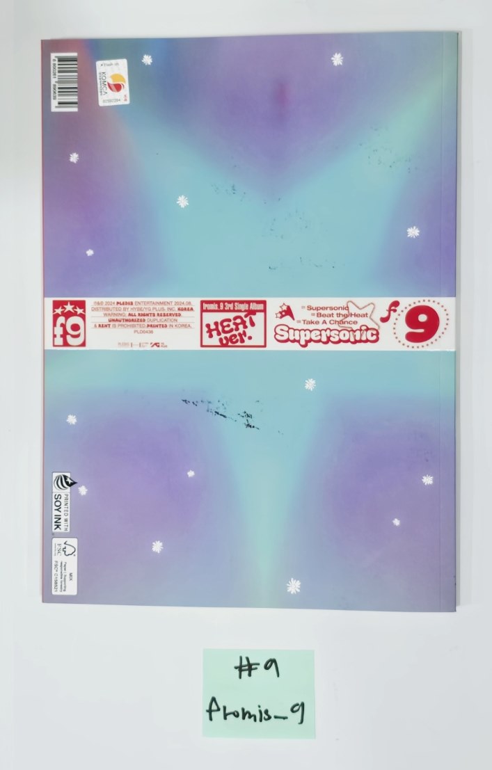 Fromis_9 "SuperSonic", NMIXX "Fe3O4: STICK OUT",TAEMIN "ETERNAL", SF9 "FANTASY" - Hand Autographed Promo Album [24.8.26] - HALLYUSUPERSTORE