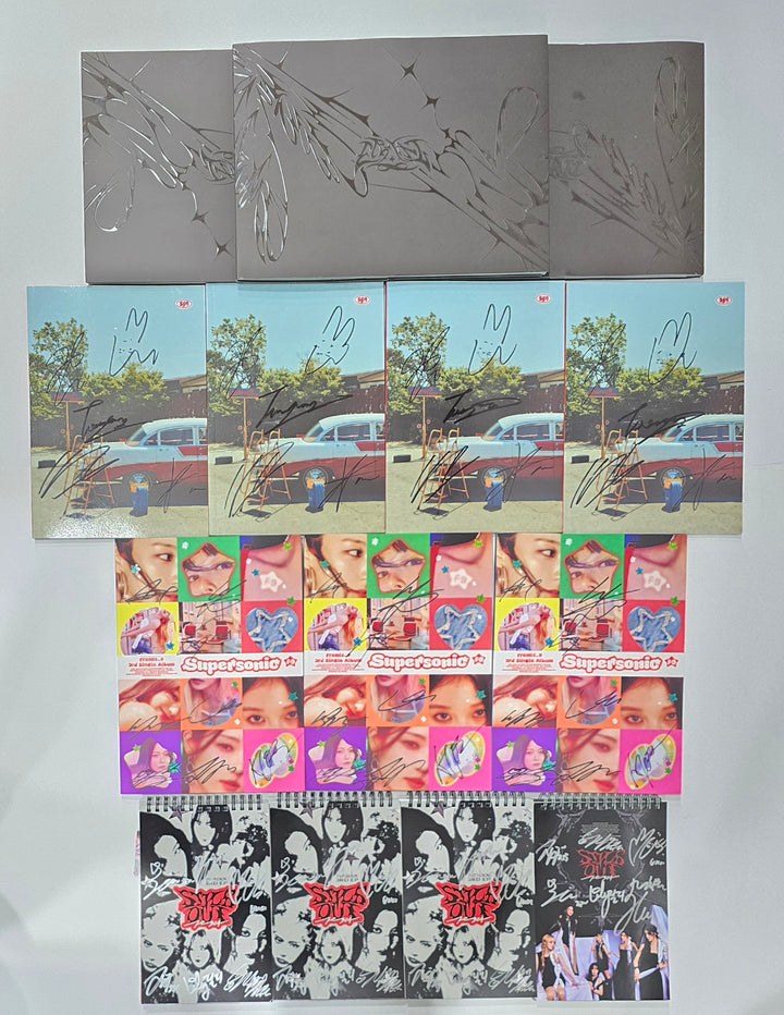 Fromis_9 "SuperSonic", NMIXX "Fe3O4: STICK OUT",TAEMIN "ETERNAL", SF9 "FANTASY" - Hand Autographed Promo Album [24.8.26] - HALLYUSUPERSTORE