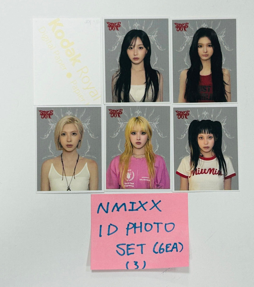 NMIXX "Fe3O4: STICK OUT" Black Sheep Syndrome - JYP Shop Album Event ID Photo Set (6EA) [24.8.26] - HALLYUSUPERSTORE