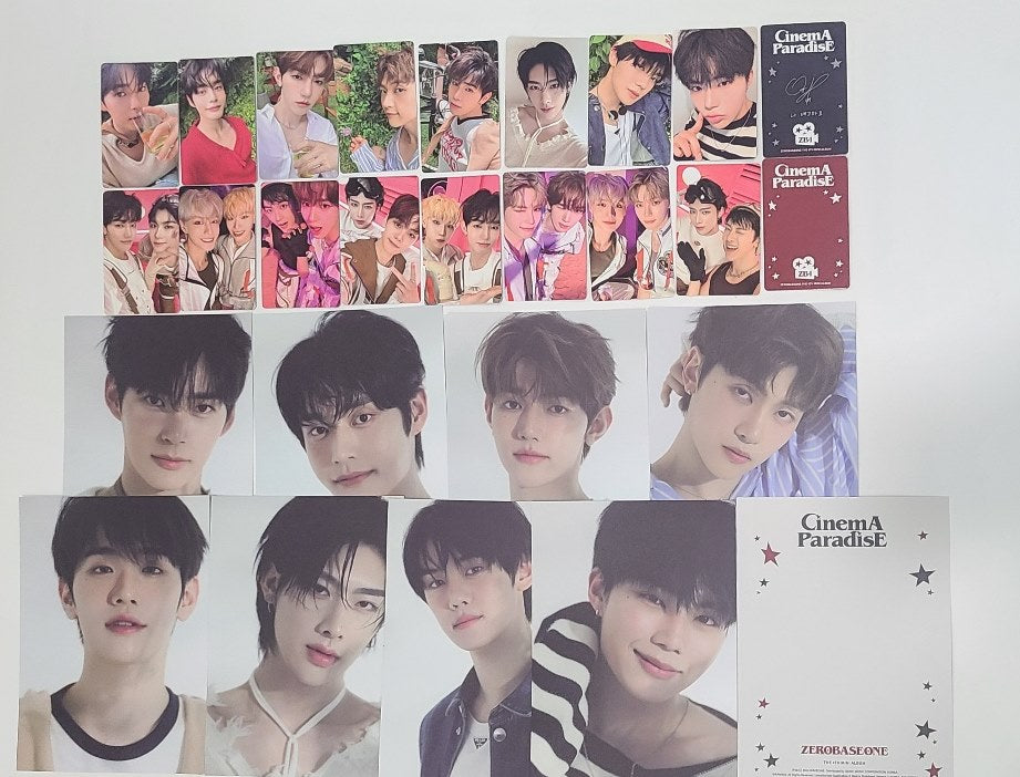 ZEROBASEONE(ZB1) "CINEMA PARADISE" - Official Photocard, Postcard Set (9EA) [ZEROSE Ver.] [24.8.27] - HALLYUSUPERSTORE