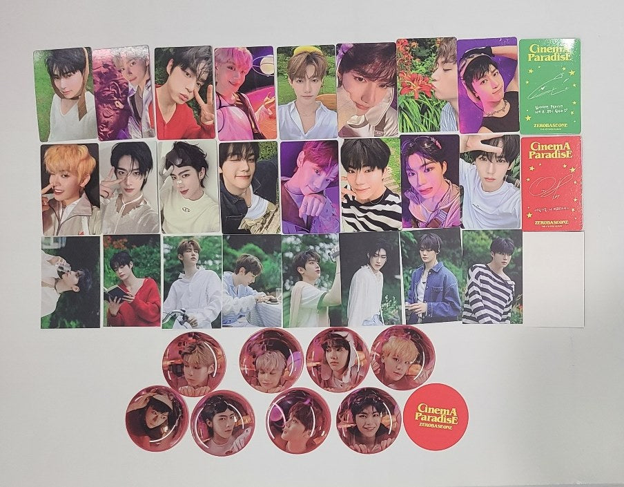 ZEROBASEONE(ZB1) "CINEMA PARADISE" - Official Photocard, Photo Sticker, Circle Photocard Set [24.8.27]