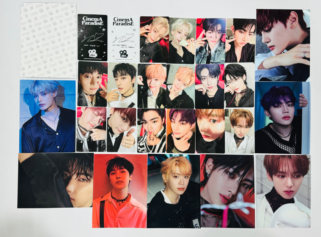 ZEROBASEONE(ZB1) "CINEMA PARADISE" - Official Photocard, Film Photo Set (9EA) [Digipack Ver.] [24.8.27] - HALLYUSUPERSTORE