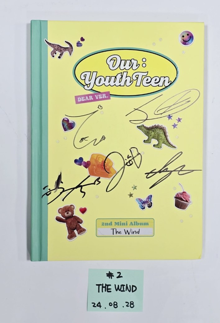 NCT Dream, Day 6, Xdinary Heroes, NEXZ, Hui, The New Six, ONF, The Wind, Doyoung, Cravity, Solar - Hand Autographed(Signed) Promo Album [24.8.28]