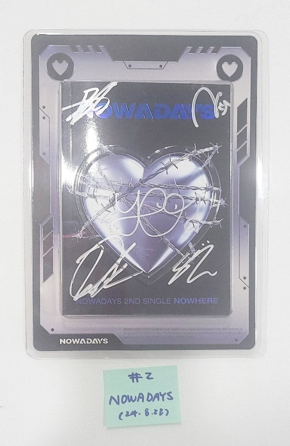 NOWADAYS  "NOWHERE" - Hand Autographed(Signed) Promo Album [24.8.28] - HALLYUSUPERSTORE