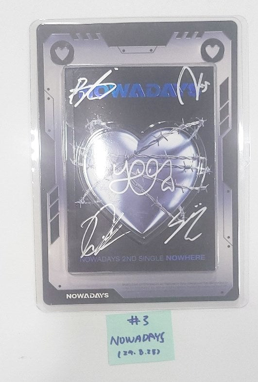 NOWADAYS  "NOWHERE" - Hand Autographed(Signed) Promo Album [24.8.28] - HALLYUSUPERSTORE